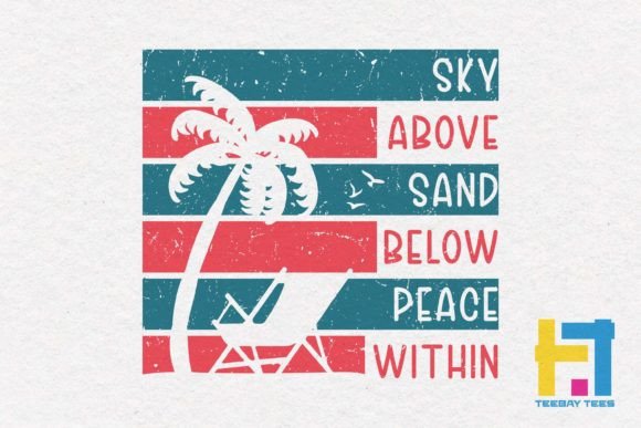 Download Vintage Summer SVG Sky Above, Sand Below - Premium Bundle